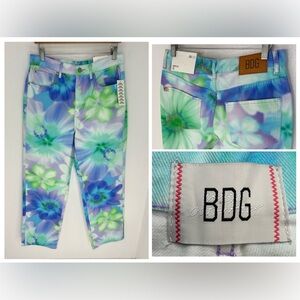 BDG Urban Outfitters NWT Cowboy Jeans Botanical Size‎ 31 Boho Hippie Festival